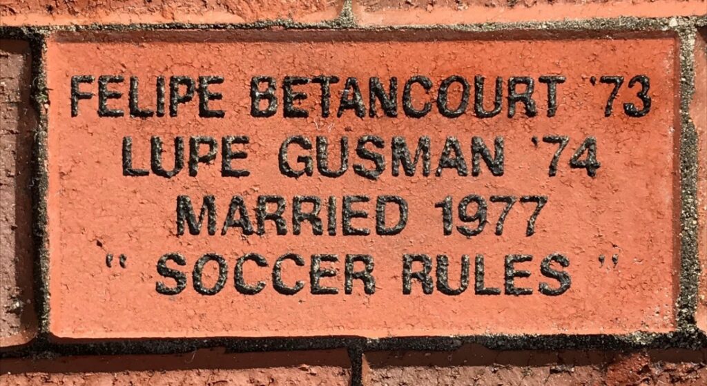Betancourt memorial brick